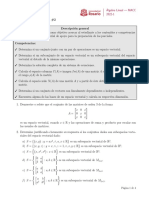 Taller 2 Preparcial Álgebra Lineal-2022-1