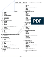 Mcqs July 2017: Compiled by Pgs JPMC Karachi