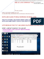 Cashout Chase CC Log Tut by @cashout1c1