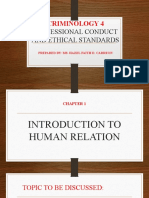 Criminology 4: Professional Conduct and Ethical Standards