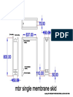 MBR Membrane Skid