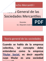 Teoria de Las Sociedades Mercantiles