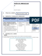 Sesión de Aprendizaje 05