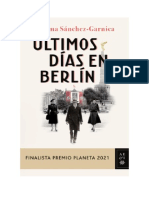 Últimos Días en Berlín by Paloma Sánchez-Garnica