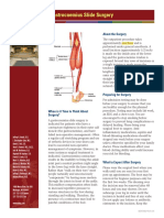 Gastrocnemius Slide Surgery