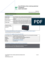 MSDS Easy UPS Battery Pack - PB EN SDS v1-5 APC