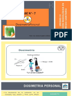 Unidad Iii-Clase N° - 7 Dosimetria Personal