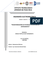 Ingeniería Electromecánica: Instituto Tecnológico Superior de Poza Rica