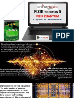 7.1 The Quantumm Theory of Light