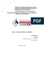 UNIDAD I Enfoque Integral Del Ambiente