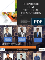 Corporate CUM Technical Presentation