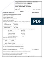 Loyola College (Autonomous), Chennai - 600 034: Degree Examination - Commerce