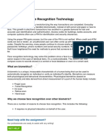 Face Recognition Technology: What Are Biometrics?