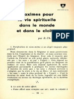 Calmel, Frère Roger Thomas OP - Maximes - Pour - La - Vie - Spirituelle