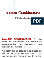 Análise Combinatória - Princípio Fundamental Das Contagens