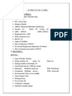 Antenatal Case