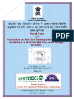 Axle Box Bearing Maintenance and Guidelines To Minimize Hot Axle in ICF Design Coaches