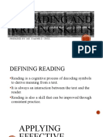 Lesson 1 Defining Reading