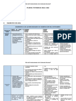 Plan de Tutoria de Aula