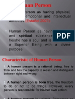 The Nature of Human Person