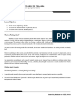 Lesson 2 ModuleCEEL401A - Security Awareness