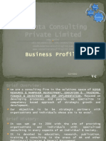 Vedanta Consulting Private Limited Business Profile