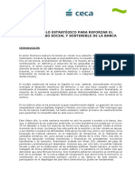 Protocolo Estratégico para Reforzar El Compromiso Social y Sostenible de La Banca