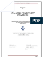 Analysis of Investment Strategie1