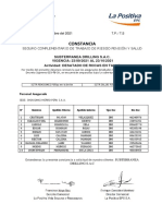 Constancia Salud y Pensión