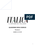 Quaderno Degli Esercizi: Percorso 1 (Unità 1, 2, 3 e 4)