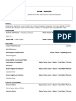 (Template CV SMA - SMK - MA) CV - Nama