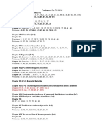 Problems For PH1016: Chapter 31: 37, 41, 43, 45 (Op.), 57, 59, 61 (Op.) Chapter 32. 35 (Op.), 37, 39, 45, 47, 49, 51