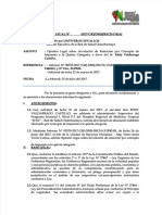 Opinión Legal Retención