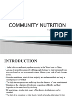 Community Nutrition: Prepared By:Mrs Bemina J A Assistant Professor ESIC College of Nursing Kalaburagi