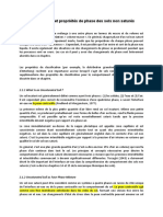 Chapitre 2:: Nature Et Propriétés de Phase Des Sols Non Saturés