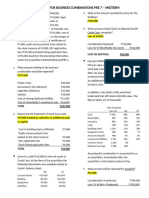 Accounting For Business Combinations Pre 7 - Midterm