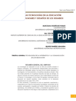 L Uso de Las Tecnologías en La Educación Beneficios Avatares Y Desafíos de Los Usuarios