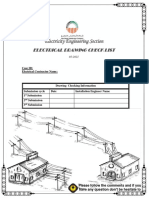 Electrical Drawings Checklist Updated