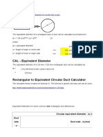 Equivalent Diameter