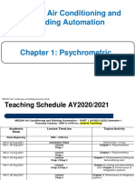 ME5204: Air Conditioning and Building Automation Notes