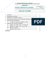 Méthodes Didentification Numériques