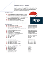 Communication Solution DVD 2020-12-1 Available: Important Updates