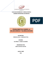 Problemática de La Delincuencia y Globalización