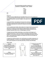 Personal Development Quarter 2 Module 1