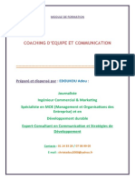 COACHING DEQUIPE COMMUNICATION Année 2019-2020