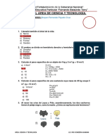 EXAMEN 4 y 5° AÑO