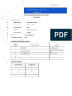 Formato de Registro Personal