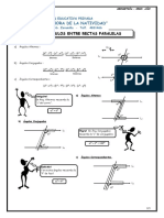 Ángulos Entre Rectas Paralelas