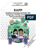 Guided Learning Activity Kit: Designing, Testing and Revising Survey Questionnaires