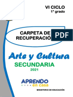 Carpeta de Recuperación Arte y Cultura - 1° Secundaria - 2021